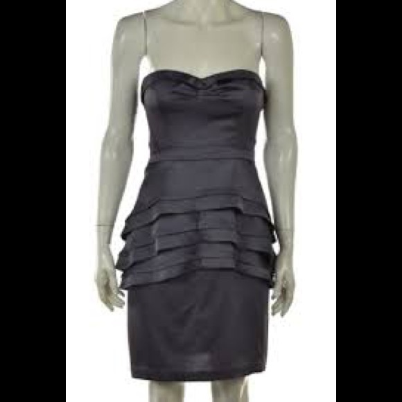 BCBGMaxAzria Black Peplum Dress - Picture 9 of 9